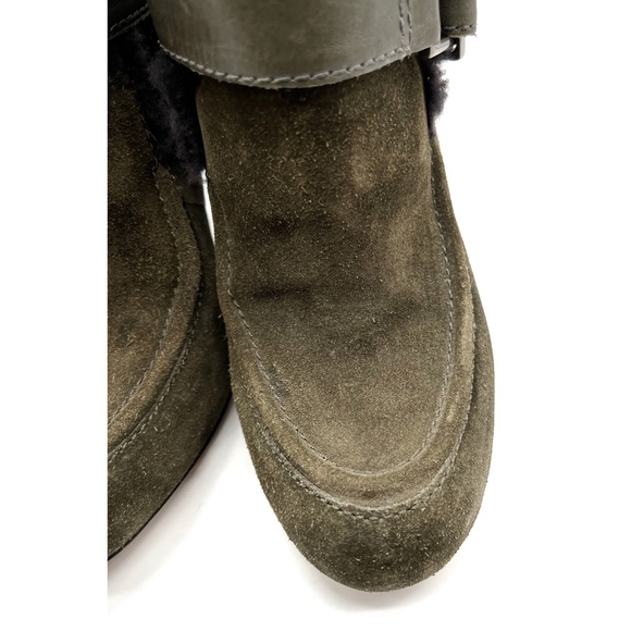 Joan & David booties Boot Forest Green Size 6.5 M 3.5“ - Picture 5 of 14